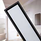 Isolatieglas satijn block zwarte bies